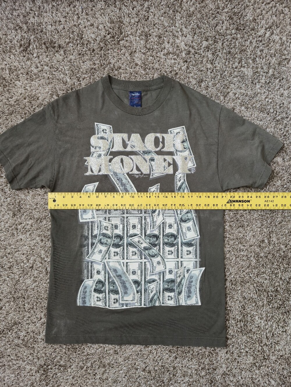 Vintage Ruff Ryders Shirt 'Stack Money' Large - Picture 10 of 10